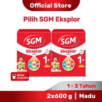 Gambar SGM Eksplor 1+ dengan IronC Susu Pertumbuhan Rasa Madu 600GR x 2 qug dari qugi undefined 1 Tokopedia