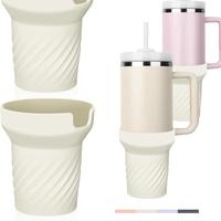 Gambar Pelindung Botol Minum Tumbler Stanley Cup 40oz Bahan Silicon ORIGINAL - Putih dari AMA AZAMII STORE undefined 3 Tokopedia