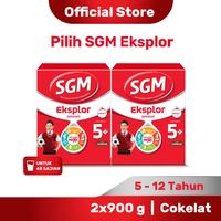 Gambar SGM Eksplor 5+ dengan IronC Susu Bubuk Rasa Cokelat 900GR x 2 qug dari qugi undefined 1 Tokopedia