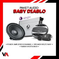 Gambar Paket VENOM BABY DIABLO Audio Mobil Full Set Sound System Subwoofer dari Aura Luminous undefined 2 Tokopedia
