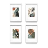 Gambar Poster Hiasan Dinding Tropical Minimalis Wall Art Decor Bingkai Kayu dari syarifa tre undefined 3 Tokopedia