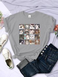 Gambar Animal Dog Cat Printing Women Tee Shirts Trendy Summer Clothing dari RF_SHOP_18 undefined 4 Tokopedia