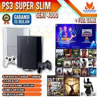 Gambar New PS3 PS 3 SUPER SLIM 4XXX HEN FREE GAME 160GB -500GB 2 STICK OP dari caramel-5 undefined 5 Tokopedia