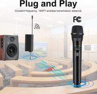 Gambar Wireless Microphone Dual Handheld Mic With Receiver For Karaoke dari Gadget Definition undefined 5 Tokopedia