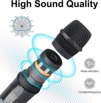Gambar Wireless Microphone Dual Handheld Mic With Receiver For Karaoke dari Gadget Definition undefined 3 Tokopedia