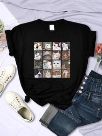 Gambar Animal Dog Cat Printing Women Tee Shirts Trendy Summer Clothing dari RF_SHOP_18 undefined 1 Tokopedia