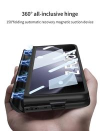 Gambar Case Samsung Galaxy Z Fold 5 Fold5 GKK Magnetic Brush Bot with Glass - Grey Green dari Primary Cares Official undefined 3 Tokopedia