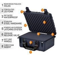 Gambar Tool Organizer ABS Plastic Sealed Tool Box Safety Equipment Toolbox dari Hilal-Shops undefined 1 Tokopedia