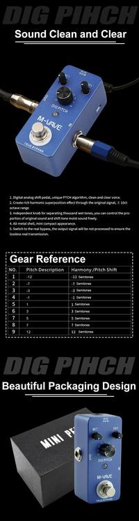 Gambar M-Vave Dig Pitch Guitar Effect Pedal Music Accessories Pedal Guitar . dari muffuletta undefined 4 Tokopedia