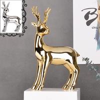 Gambar Patung Rusa Pajangan Hiasan Dinding Rusa Deer Home Decor Wall Decor - Deer Gold dari Warungkukino undefined 2 Tokopedia