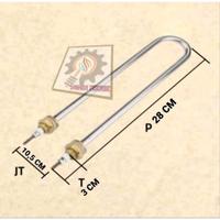 Gambar NEW STOK /// TUBULAR HEATER MODEL U PIPA 11 MM X 28 CM X 10,5 CM U 220 dari rupiah electr undefined 2 Tokopedia