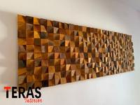 Gambar DISKON TERBATAS Wood Wall Art Natural Block No Frame Decoration Hiasan - 30cm x 70cm dari Aveta Shop undefined 1 Tokopedia