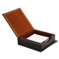 Gambar Leather Memo Box Office School Supplies Desk Accessories dari Promotor import undefined 3 Tokopedia