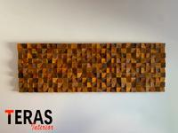 Gambar DISKON TERBATAS Wood Wall Art Natural Block No Frame Decoration Hiasan - 30cm x 70cm dari Aveta Shop undefined 4 Tokopedia