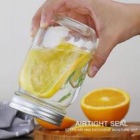 Gambar Mason Jars With Regular Lids and Bands, Ideal for Jam, Honey, Wedding dari Debest Store undefined 4 Tokopedia