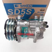 Gambar COMPRESSOR COMPRESOR KOMPRESOR AC MOBIL SANDEN SD5S14 - 24V 24 VOLT - dari waled market 2020 undefined 2 Tokopedia