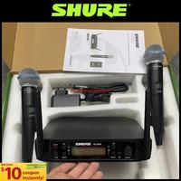 Gambar Shure Glxd 4 Beta 58A Wireless Microphone Set 2 Handheld Microphones . dari moocher86 undefined 4 Tokopedia