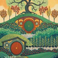Gambar Ring Art Poster Wall Retro Travel Abstract Canvas Vintage Film Mordor dari Debest Store undefined 5 Tokopedia