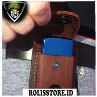 Gambar Tempat Sarung Kulit Coklat Brown Korek Api Zippo Berkualitas dari Raniah Hauraa undefined 5 Tokopedia