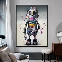 Gambar Street Graffiti Art Canvas Paintings Pop Art Skull Posters and Prints dari Mitramall 84 undefined 4 Tokopedia