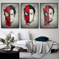 Gambar Disney Movie  SpiderMan Wall Art Poster Hand-Painted Vintage Style dari Debest Store undefined 2 Tokopedia