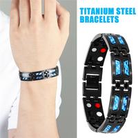 Gambar Double Row Negative ion Germanium Blue Slimming Bracelet for Man dari Fayola Superstore undefined 1 Tokopedia