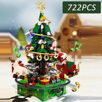 Gambar New 722PCS Christmas Tree with Light Music Building Blocks Set Train dari KOZY ID undefined 5 Tokopedia