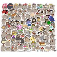 Gambar 10/30/50/100Pcs Cuddly Cat Sticker For Snowboard Laptop Luggage Car dari Vanic Jaya undefined 2 Tokopedia