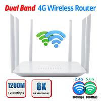Gambar 1200Mbps 2.4G 5.8Ghz Dual Band Wireless Networking Wps Vpn 4G Wifi . dari lambasted undefined 4 Tokopedia