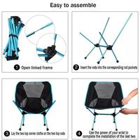 Gambar Small Folding Chair Camping Outdoor Furniture Folding Stools Portable dari lagoon star undefined 2 Tokopedia