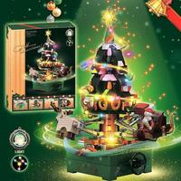 Gambar New 722PCS Christmas Tree with Light Music Building Blocks Set Train dari KOZY ID undefined 1 Tokopedia