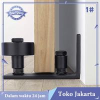 Gambar Terlaris! 8 In 1 Door Guide Sliding Barn Door Stay Roller Hardware dari Pof Danz undefined 1 Tokopedia