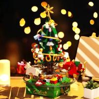Gambar New 722PCS Christmas Tree with Light Music Building Blocks Set Train dari KOZY ID undefined 4 Tokopedia