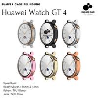 Gambar Bumper Huawei Watch GT 4 46mm 41mm Soft Case Bahan TPU Glossy - TPU-Bening, 41mm dari Klasik Club undefined 1 Tokopedia