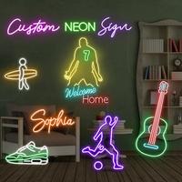 Gambar . Custom Led Neon Signs Light Letters Name Personalized Neon Sign Logo dari apogee store undefined 2 Tokopedia