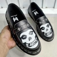 Gambar Leon Spike Misfits Sepatu Slip On Loafers Formal Pria Hitam Pantofel - Spike Misfits, 40 dari Leonel Footwear undefined 4 Tokopedia