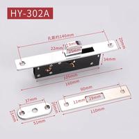 Gambar . Aluminum Alloy Sliding Door Lock Invisible Built-In Handle Lock - dari caterwaul86 undefined 1 Tokopedia