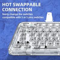 Gambar Yunzii X Coolkiller Ck75 Wireless Transparent Gasket dari Imporant undefined 4 Tokopedia