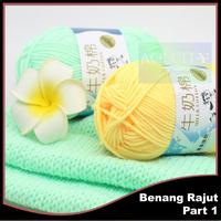 Gambar Benang Rajut Katun Quality Impor Big Ply / 5ply Milk Cotton 01 - 30 - 1-White Egg dari MISTER ACE undefined 4 Tokopedia