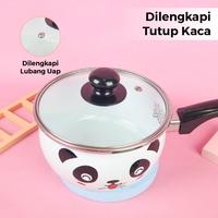 Gambar Panci Saucepan Maspion Hello Panda Enamel 18 cm - Panci Anti Lengket dari toko Peralatan Dapur88 undefined 4 Tokopedia