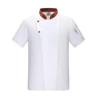 Gambar Chef Jacket man Weatern Restaurant Chef Uniform Short Sleeve Cafe dari gw dff undefined 5 Tokopedia