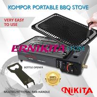 Gambar NIKITA KOMPOR PORTABLE BBQ 2 IN 1 - Multi Grill Panggangan Barbeque dari Hambalistor2 undefined 3 Tokopedia