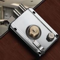 Gambar Home Security Deadbolt Door Lock Strong Universal Exterior Anti T dari Farabi Fahd undefined 5 Tokopedia