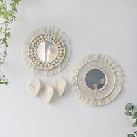 Gambar Wall Mirror Macrame Decorative Mirrors Boho Home Decor Wall Hangi dari yuuuuaaaa undefined 1 Tokopedia