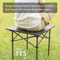 Gambar NEW UPDATE FURNITURE 2024 HUGO MEJA LIPAT OUTDOOR MEJA CAMPING - Kursi Cream L dari PT FURNITE undefined 4 Tokopedia
