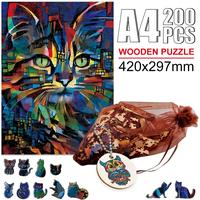 Gambar Top Quality Wooden Jigsaw Puzzles Brightly Colored Animal Puzzle dari yuuuuaaaa undefined 3 Tokopedia