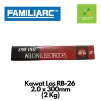 Gambar KOBE STEEL Kawat Las RB-26 2.0 x 300mm (2 KG) dari Point Center undefined 1 Tokopedia