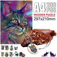 Gambar Top Quality Wooden Jigsaw Puzzles Brightly Colored Animal Puzzle dari yuuuuaaaa undefined 4 Tokopedia