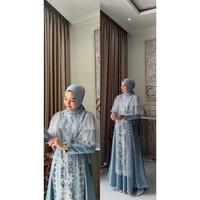 Gambar Pakaian dress silk tulle polos busui friendly kondangan pesta wisuda - Brown, XXL dari Bharatabatik99 undefined 5 Tokopedia