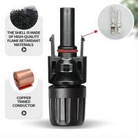 Gambar Waterproof IP67 Solar PV MC 4 Connector for PV Energy System dari YogiStore Baju undefined 3 Tokopedia